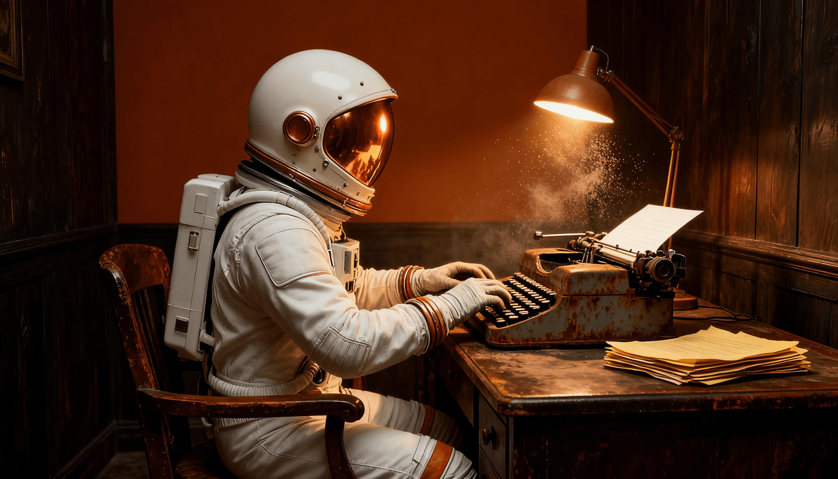 Astronaut an der Schreibmaschine – Paradigmenwechsel