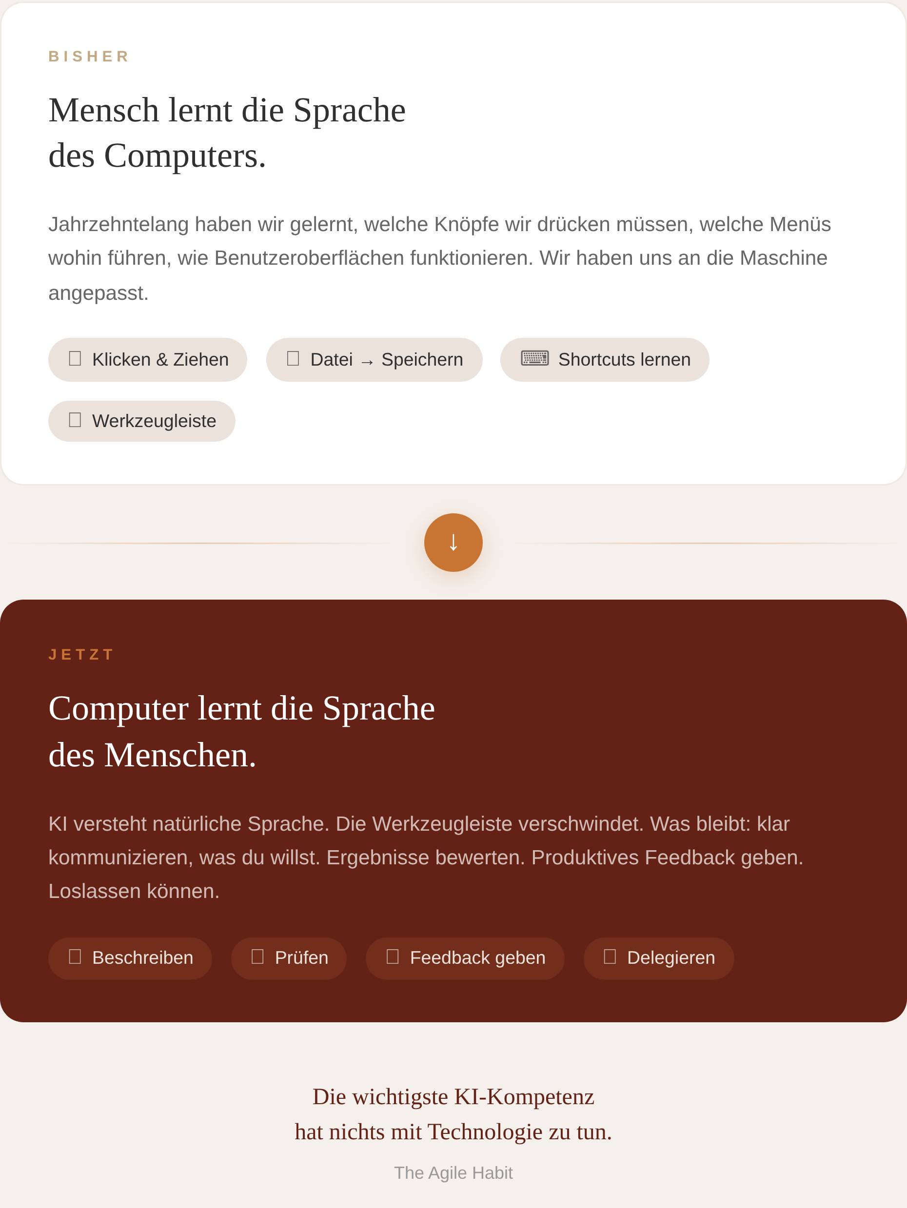 Paradigmenwechsel: Bisher vs. Jetzt